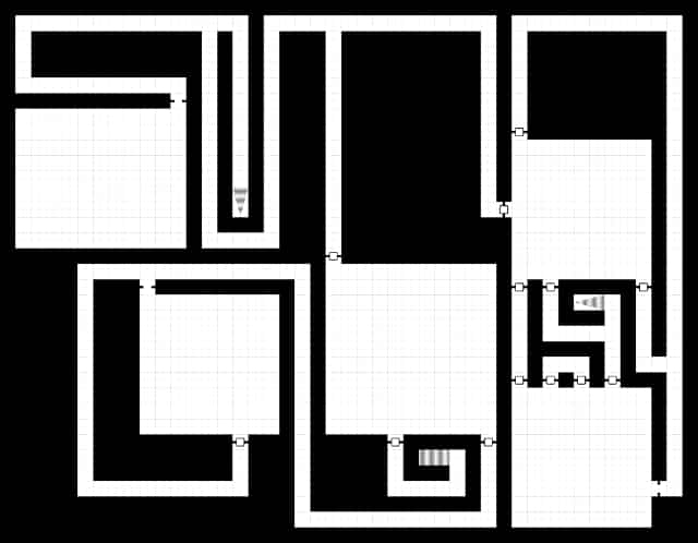 Map of the Under City - Level 1 \<a href="https://donjon.bin.sh/d20/dungeon/">(Generated Here)\</a>
